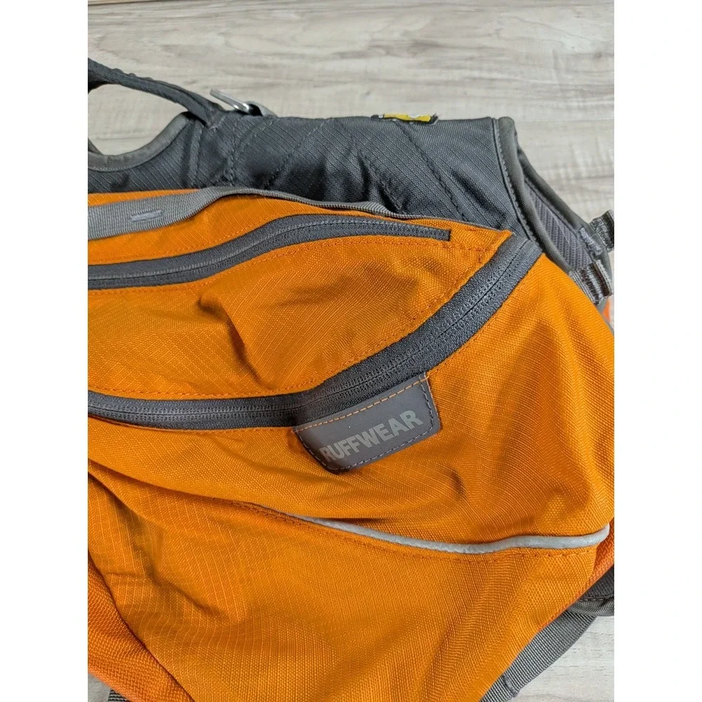 Ruffwear Approach Dog Harness Hiking Pack Saddlebags Size M Orange